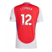 Camisa de Futebol Arsenal Jurrien Timber #12 Equipamento Principal 2024-25 Manga Curta